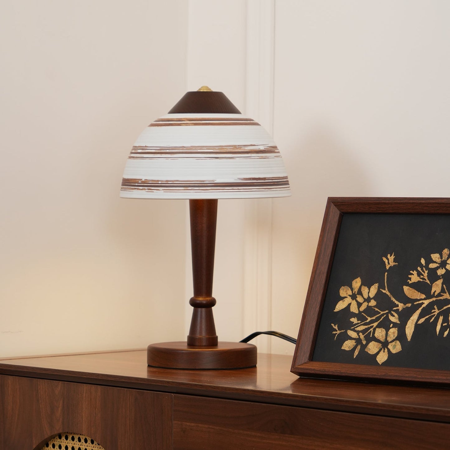 WarmBeam – LED Desk Lamp with Walnut Accent