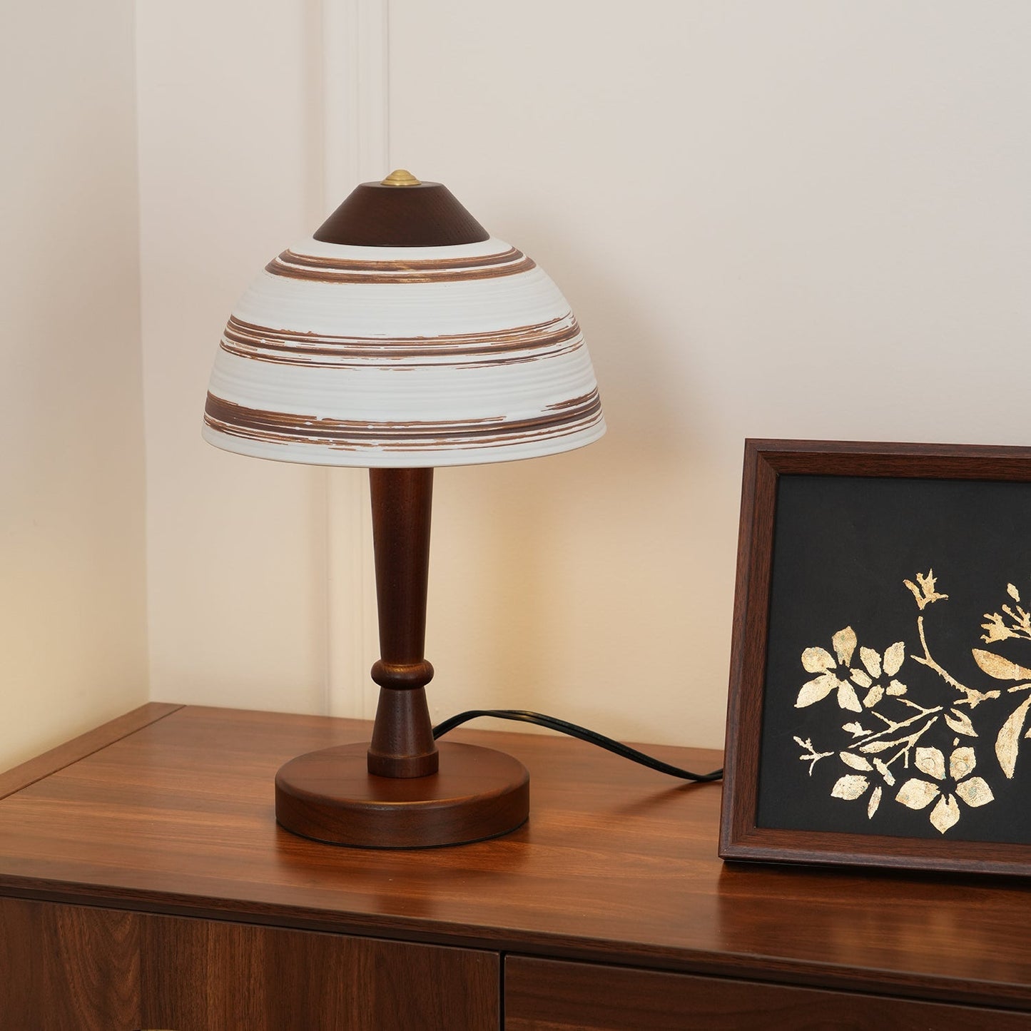 WarmBeam – LED Desk Lamp with Walnut Accent