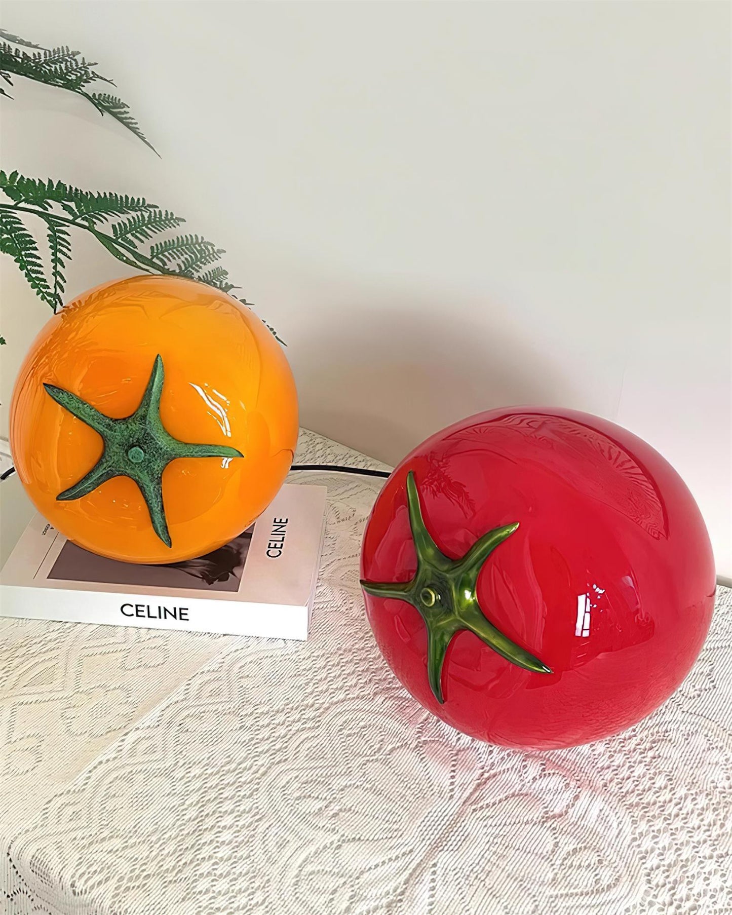 TomatoRadiance - Lampe de Table Moderne