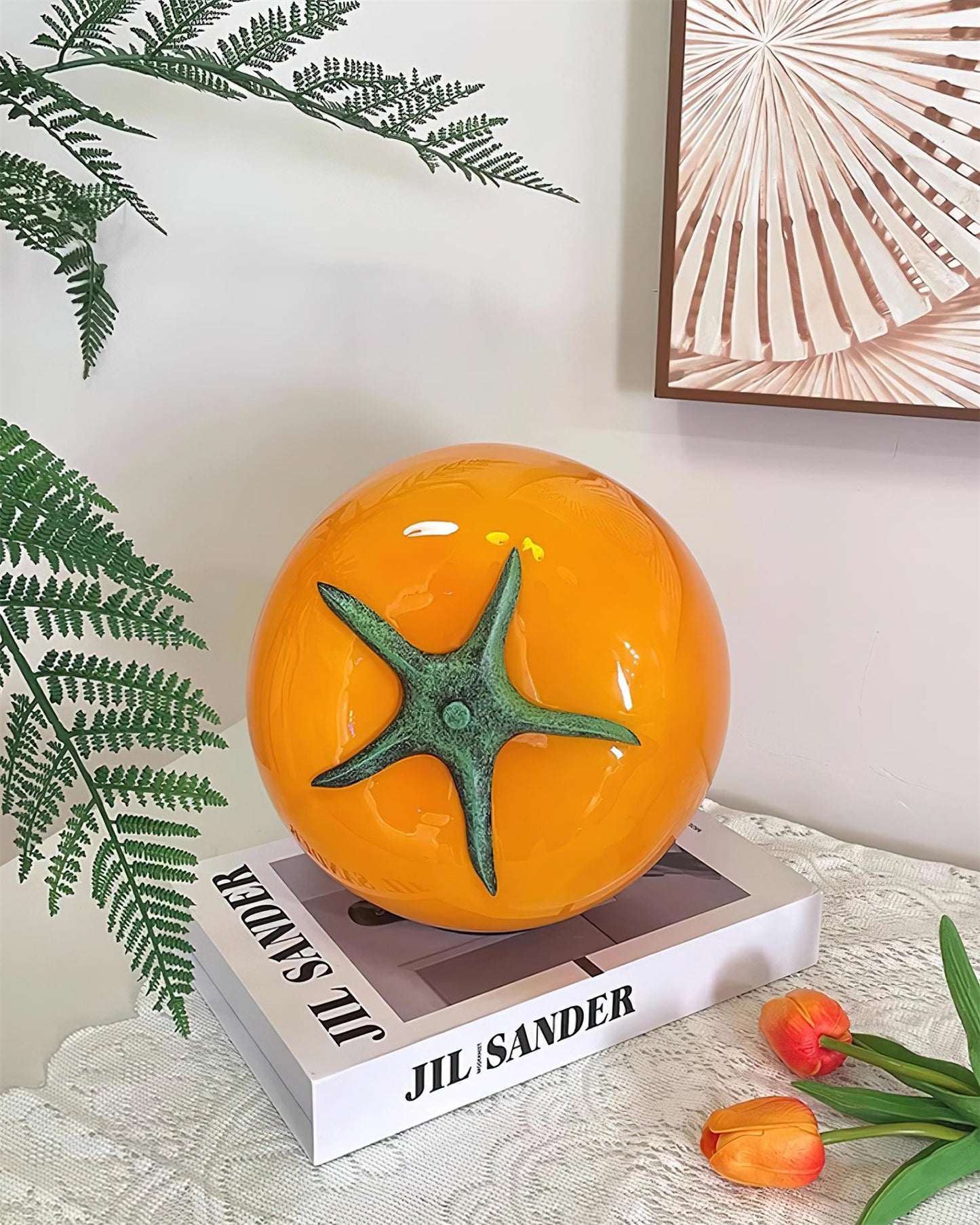 TomatoRadiance - Lampe de Table Moderne