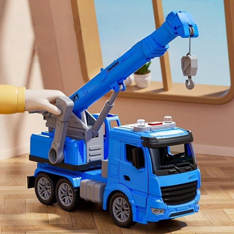 Toy Crane Truck with Lights and Sounds 1