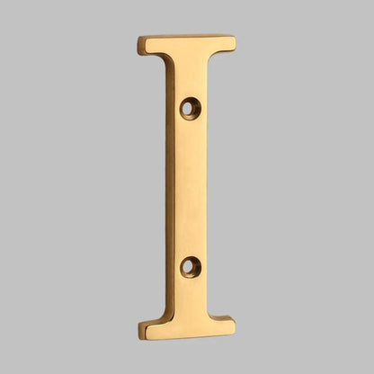 Traditional house numbers made of solid brass 8