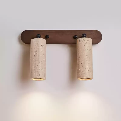 Travertine Swivel Wall Lamp 0