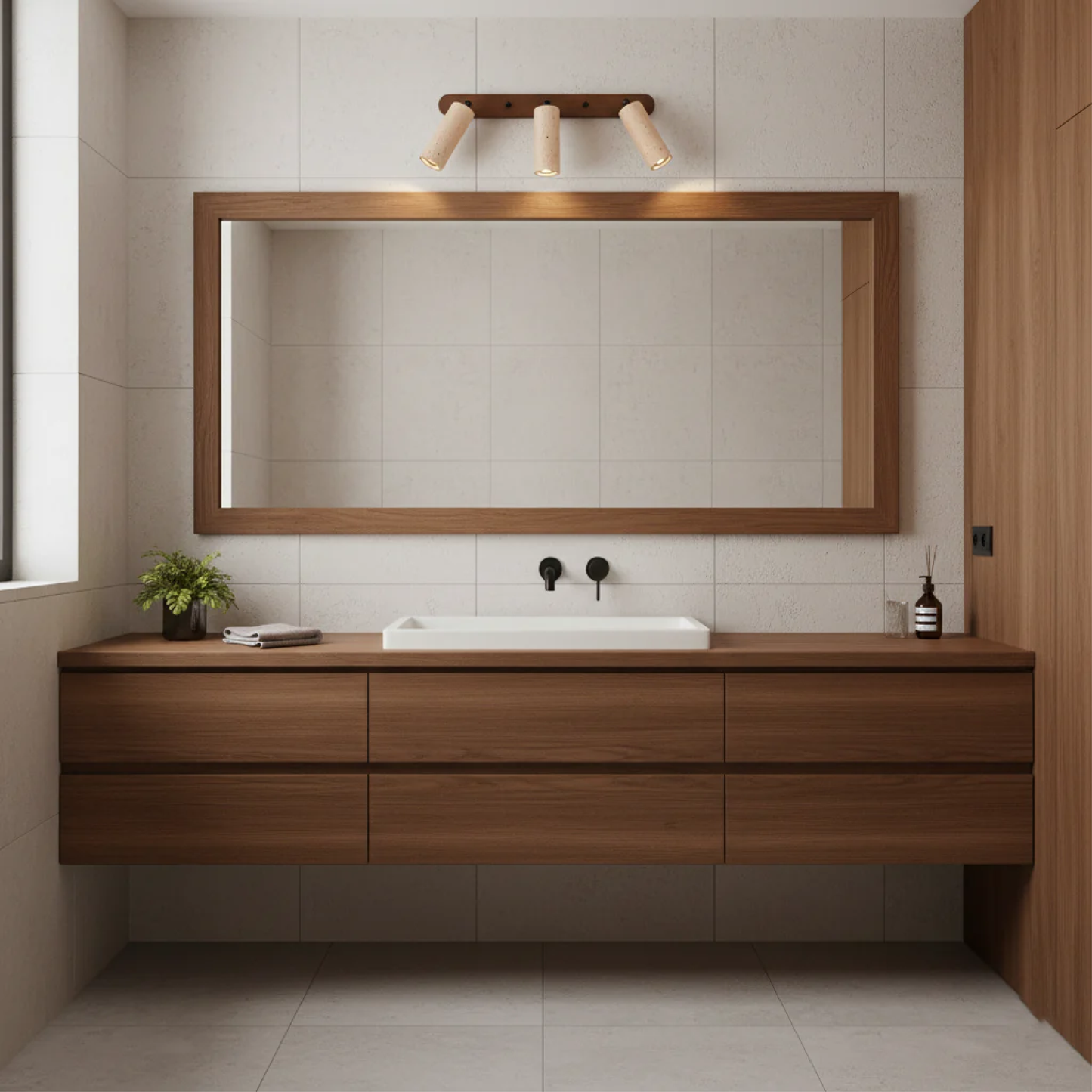 Travertine Swivel Wall Lamp 3