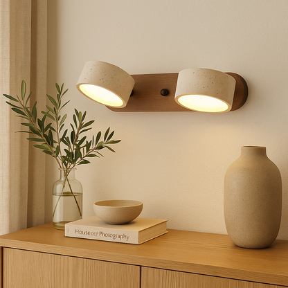 Travertine Wall Lamp 1