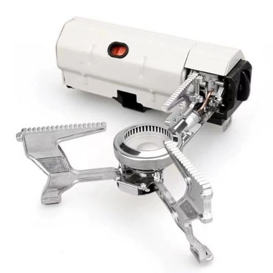 TrekFlame | Ultra-Lightweight Portable Camping Gas Stove for Outdoor Cooking 0