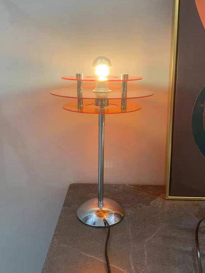 ReflectaLume – Stylish Geometric Table Lamp
