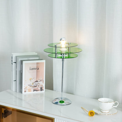 ReflectaLume – Stylish Geometric Table Lamp