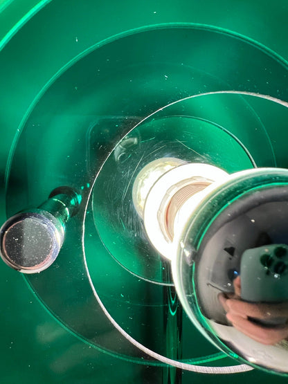 ReflectaLume – Stylish Geometric Table Lamp