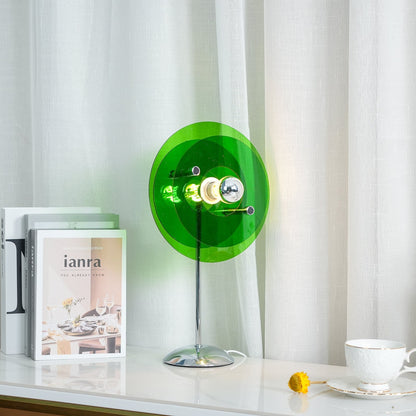 ReflectaLume – Stylish Geometric Table Lamp