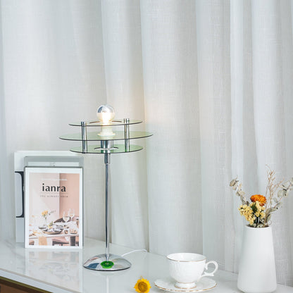 ReflectaLume – Stylish Geometric Table Lamp