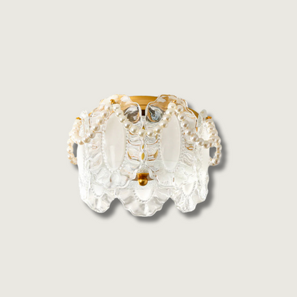 PetalAura - Loftlampe med bløde petalfunktioner og subtil luksuriøs glød