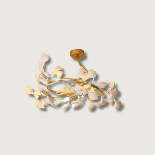 LuxeGingkoLeaf - Deckenlampe mit Gingko-Blatt-Design und subtiler Strahlkraft