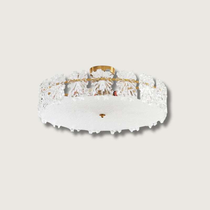 FlurryLuxe - Loftlampe med elegante snefnugmotiver