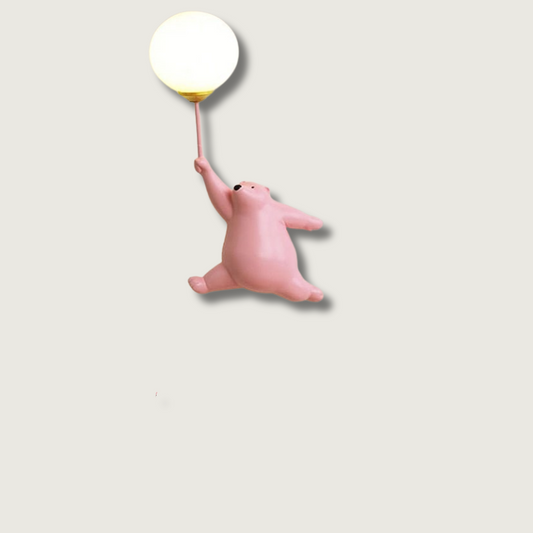 BearLuxe - Lámpara de pared con encantador oso y cálida luz