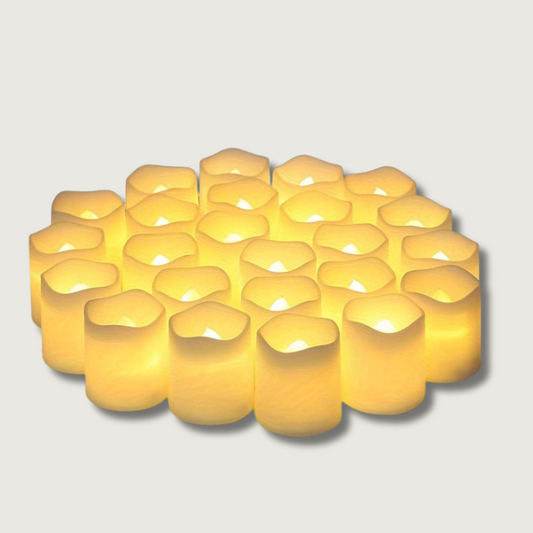 LumiLights - LED Tealight Sæt til Festlige Stemninger