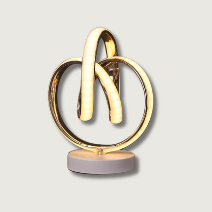 SpiralGlow – Lámpara de Mesa LED Elegante con Luz Cálida Acogedora