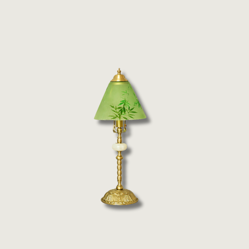 GlassBamboo - Luksus Bordlampe