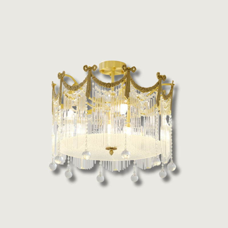 CrystalRain - Luminaire Plafonnier Goutte d'Eau