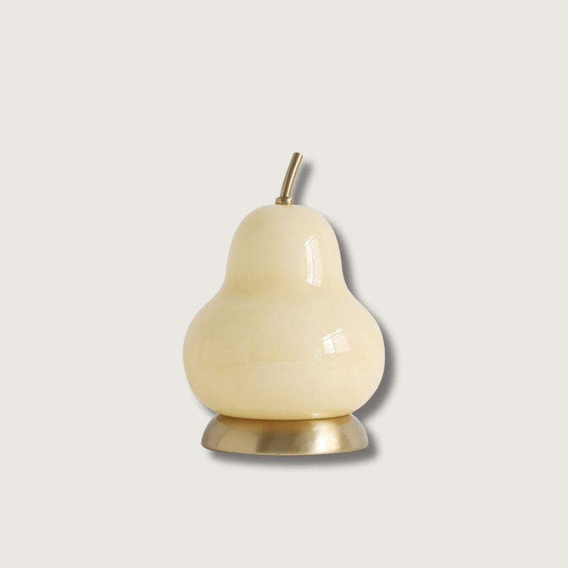 RadiantPear - Lampe de table en verre portable