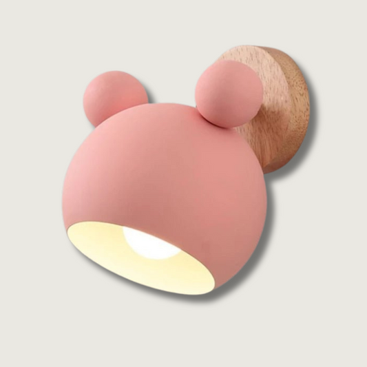 WhiskerGlow - LED Mouse Wall Lamp