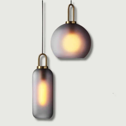 LumiGlaze - Elegant Glaslampe til Moderne Atmosfære