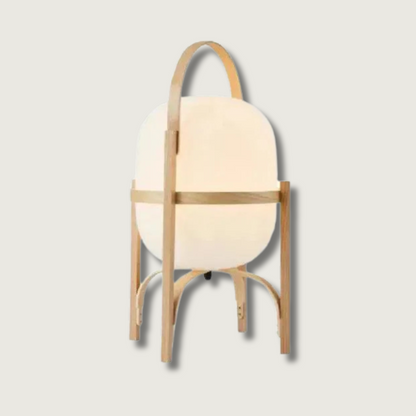 NatureLuxe - Drewniana Lampa Stołowa