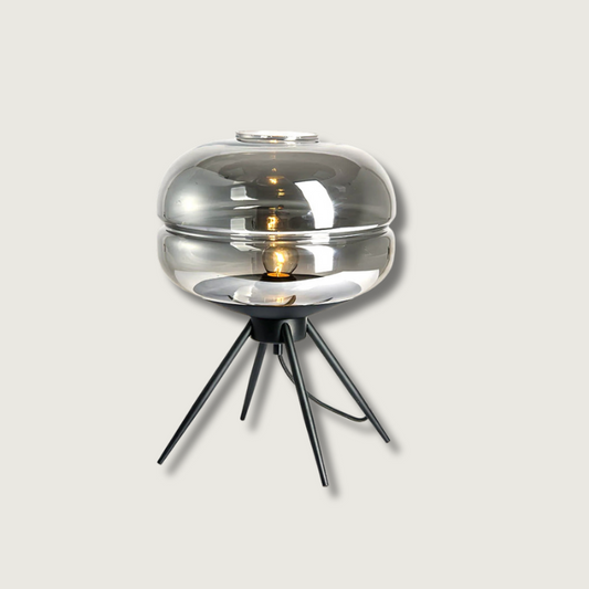 GlowJar - Lampe de table LED avec boîtier en verre et lueur chaleureuse