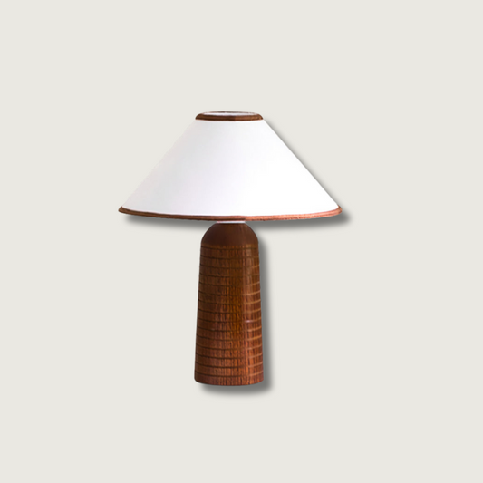 LuxePalisades - Geometrically Designed Table Lamp with Warm Glow