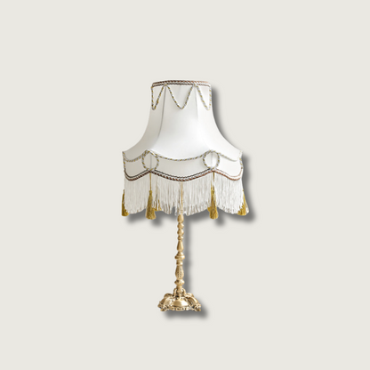 RegalBrass - Victorian Lamp with Gold Detailing and Luxurious Glow