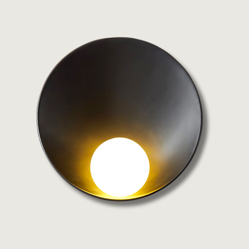 LuxeSphere – Round Nordic Wall Lamp for Contemporary Ambience