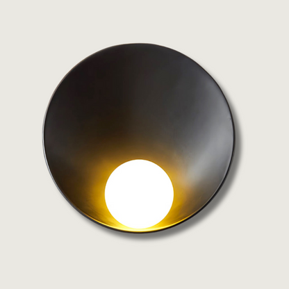 LuxeSphere – Round Nordic Wall Lamp for Contemporary Ambience