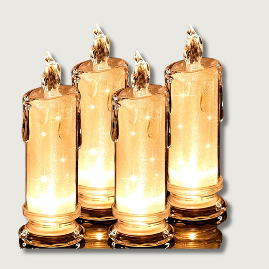 VividFlame - LED Stearinlys uden Flamme til Festdekoration