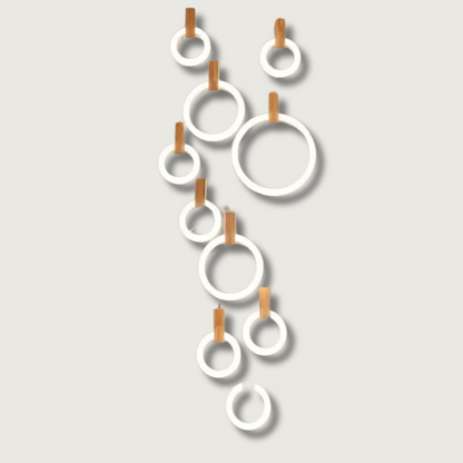 NatureLuxe - Holz-Kronleuchter für elegante Beleuchtung