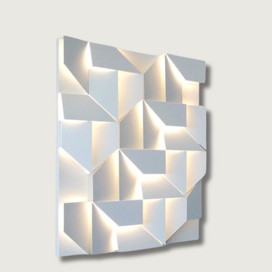 IllumiBeam – Elegant 3D Wall Lamp for Stunning Light Effects