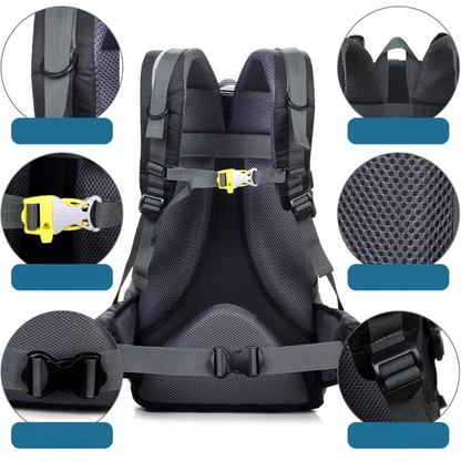 TerraTrek Pack - Lightweight and Waterproof Hiking Backpack for Ultimate Comfort