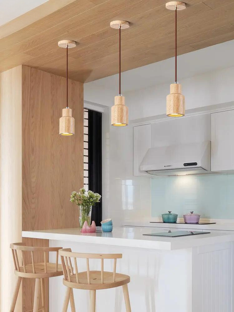 WoodVibe - Sleek Scandinavian Pendant Lamp