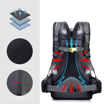 TerraTrek Pack - Lightweight and Waterproof Hiking Backpack for Ultimate Comfort