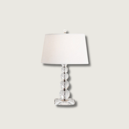 CrystalSphere - Elegant Bordlampe med Krystal Globus Design