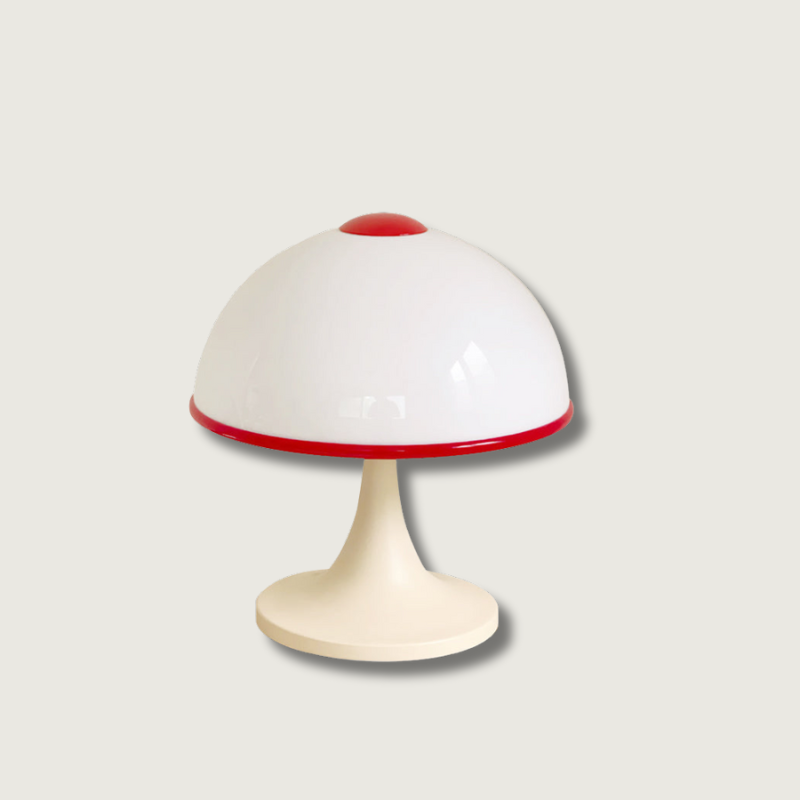 MushroomRadiance - Table Lamp with Sleek Base and Soft Lighting