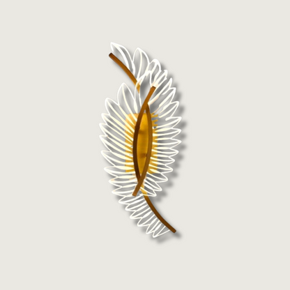 AngelGlow - Golden Winged Wall Lamp