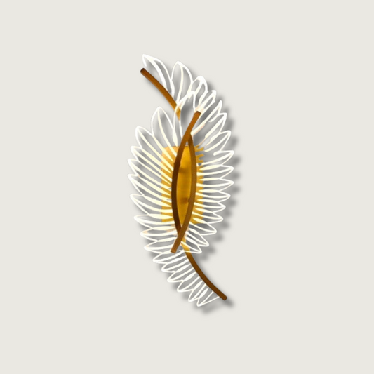 AngelGlow - Golden Winged Wall Lamp