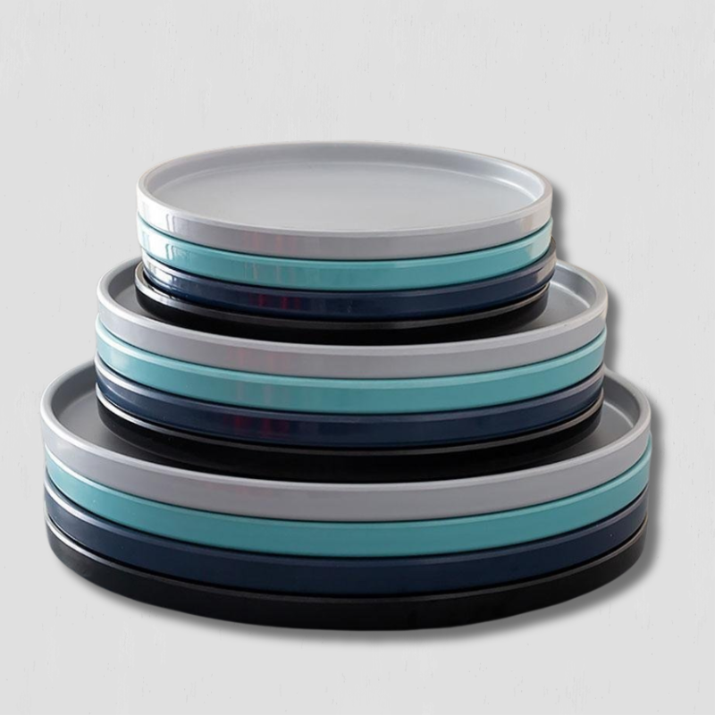 BarnTable - Klasyczny zestaw naczyń melaminowych na farmie