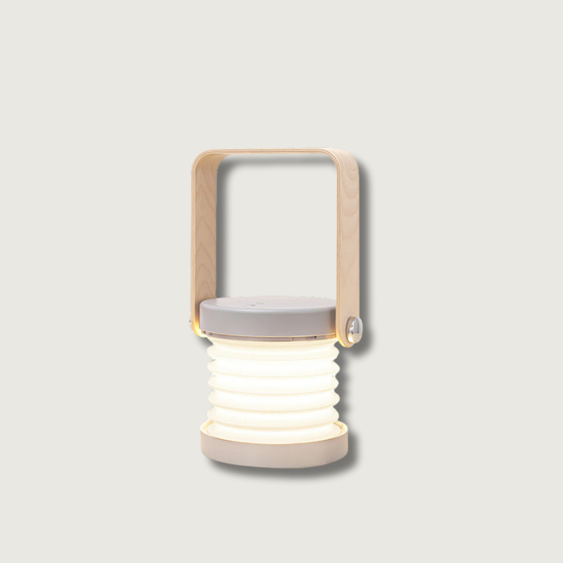 GlowLantern - Elegant Portable Table Lamp with Cozy Illumination