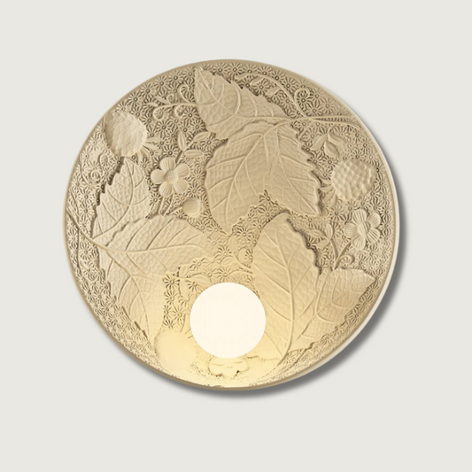 RoyaleGlow – French Round Wall Lamp in Imperial Style