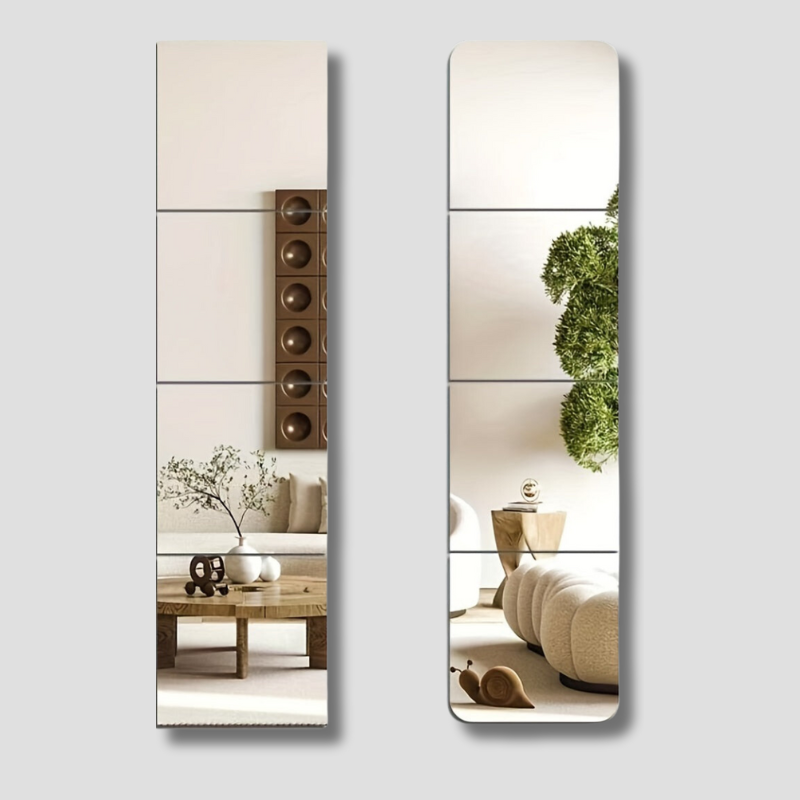ClearReflections - Durable Acrylic Wall Mirror Set