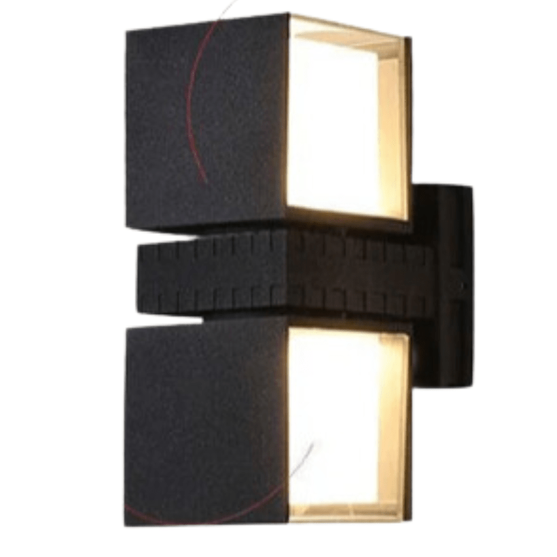Variant image for Adjustable Waterproof Outdoor Wall Lamp – Stylish Black Wall Sconce Lighting for Garden and Terrace-3