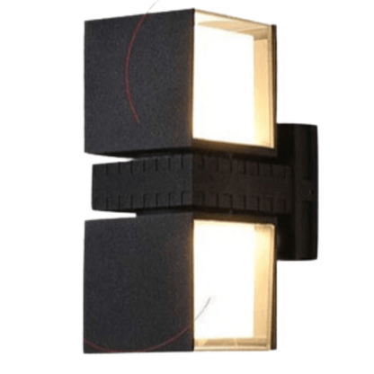 Variant image for Adjustable Waterproof Outdoor Wall Lamp – Stylish Black Wall Sconce Lighting for Garden and Terrace-3