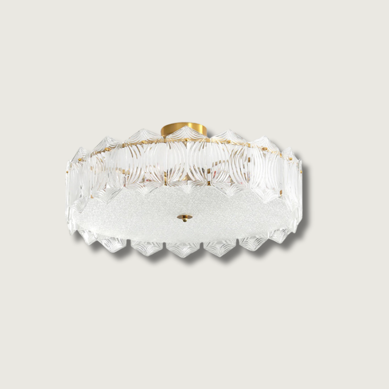 RubyAura - Sofistikeret Rund Loftlampe