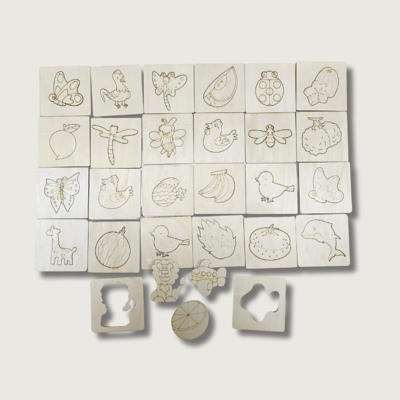 InspireSketch - Montessori 20-Piece Drawing Set for Creative Play